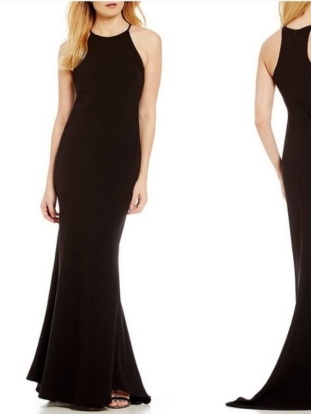 Calvin Klein Halter Gown